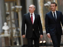 მაკრონი და პუტინი