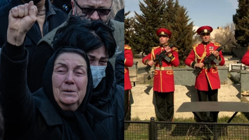 სამხედრო პატივით დაკრძალეს სამხედრო პატივით დაკრძალეს
