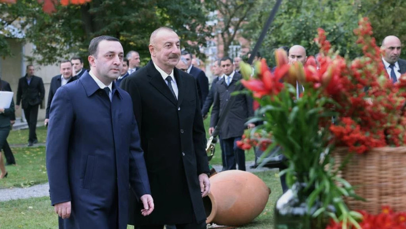საქართველოს პრემიერ-მინისტრმა აზერბაიჯანის პრეზიდენტს, დელეგაციასთან ერთად, მცხეთაში უმასპინძლა