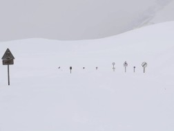 გზა თოვლი