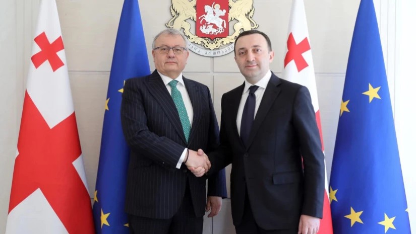 პრემიერი ევროპალატისა და ჩეხეთის სავაჭრო პალატის პრეზიდენტს შეხვდა პრემიერი ევროპალატისა და ჩეხეთის სავაჭრო პალატის პრეზიდენტს შეხვდა