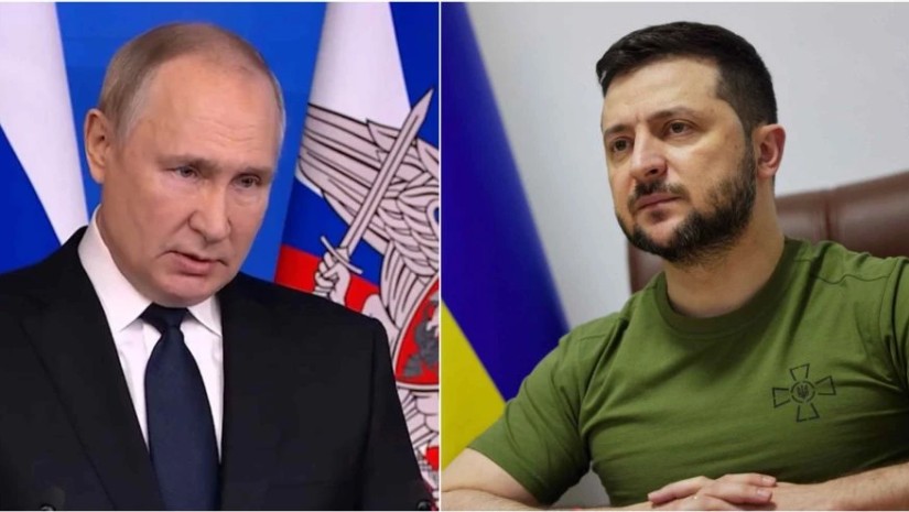 პუტინი და ზელენსკი