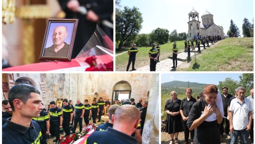 შოვში გარდაცვლილი პოლიციელი დაკრძალეს შოვში გარდაცვლილი პოლიციელი დაკრძალეს