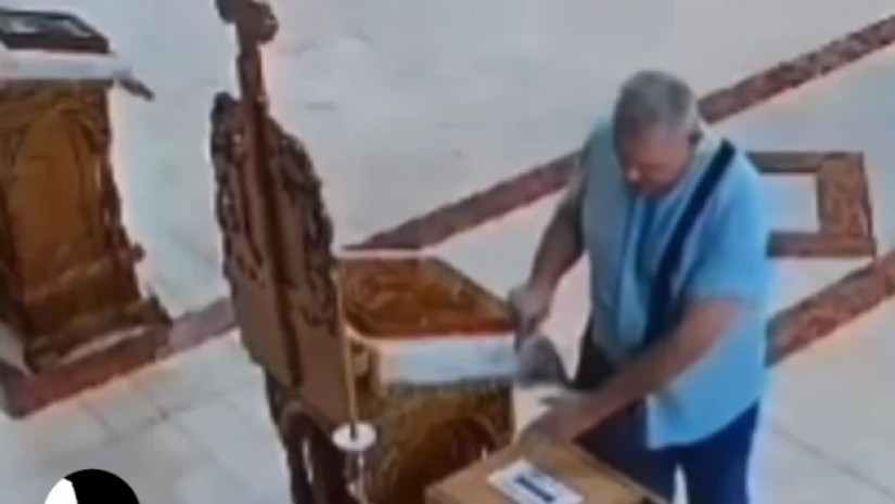 დაუჯერებელი კადრები ეკლესიიდან