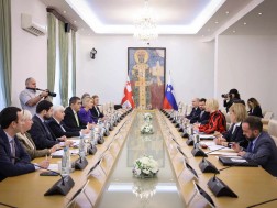შალვა პაპუაშვილი სლოვენიის ეროვნული ასამბლეის პრეზიდენტს შეხვდა