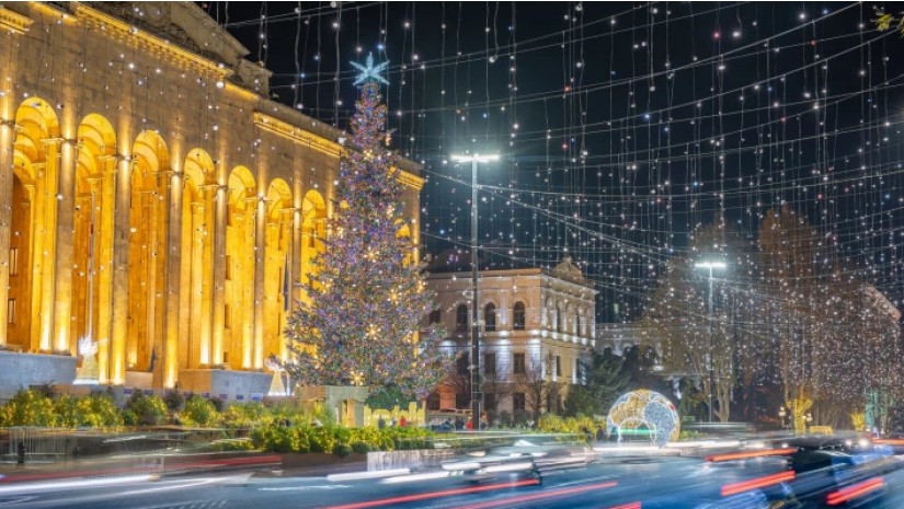 საახალწლო განათებების სამონტაჟო სამუშაოების გამო რუსთაველის გამზირზე საახალწლო განათებების სამონტაჟო სამუშაოების გამო რუსთაველის გამზირზე