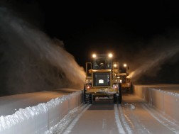 გზა თოვლი