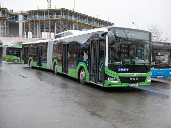 N302 მარშრუტზე MAN-ის მარკის 9 ერთეული 18-მეტრიანი ავტობუსი იმოძრავებს