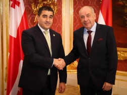შალვა პაპუაშვილი უნგრეთის პრეზიდენტს შეხვდა