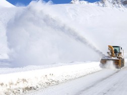 გუდაურამდე მისასვლელ გზაზე ავტოტრანსპორტის მოძრაობა აღდგა