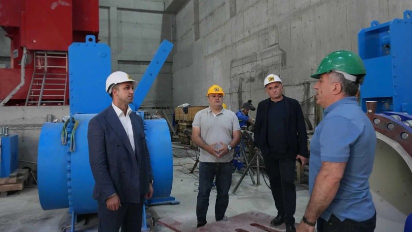 ჰესის მშენებლობა დასკვნით ეტაპზეა ჰესის მშენებლობა დასკვნით ეტაპზეა