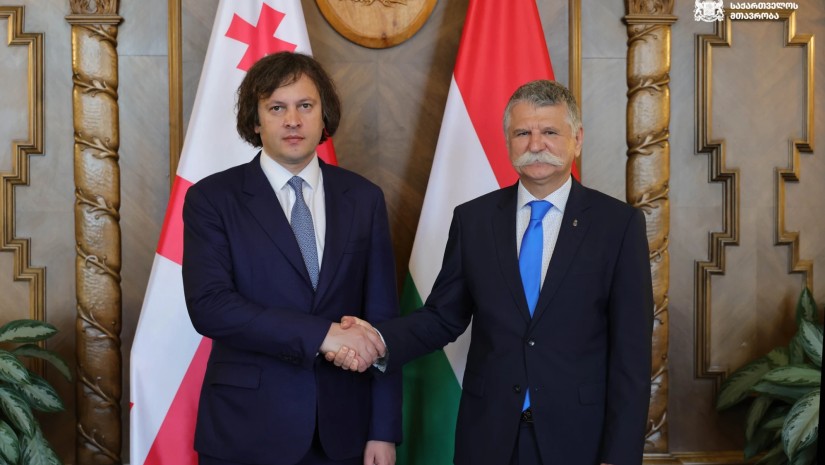 ირაკლი კობახიძე უნგრეთის ეროვნული ასამბლეის თავმჯდომარე ლასლო კოვერს შეხვდა