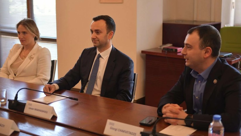 პარლამენტის წევრები უნგრეთის მმართველი პარტიის ახალგაზრდული ორგანიზაციის წევრებს შეხვდნენ