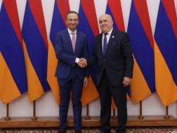 ზაზა ლომინაძე სომეხ კოლეგას შეხვდა