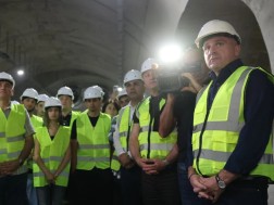 სურამის შემოვლითი გზის მშენებლობის პროცესს ქუთაისის უნივერსიტეტის სტუდენტები გაეცნენ