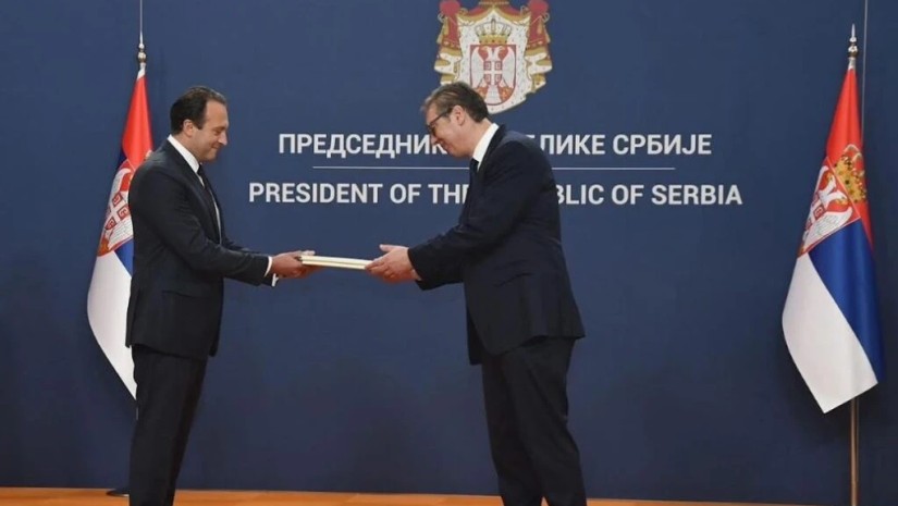 ელჩმა სერბეთის პრეზიდენტს რწმუნებათა სიგელები გადასცა