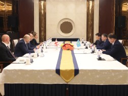 გეკა გელაძე ყაზახეთის შინაგან საქმეთა მინისტრს შეხვდა