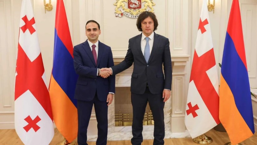 ირაკლი კობახიძე ერევნის მერს ტიგრან ავინიანს შეხვდა