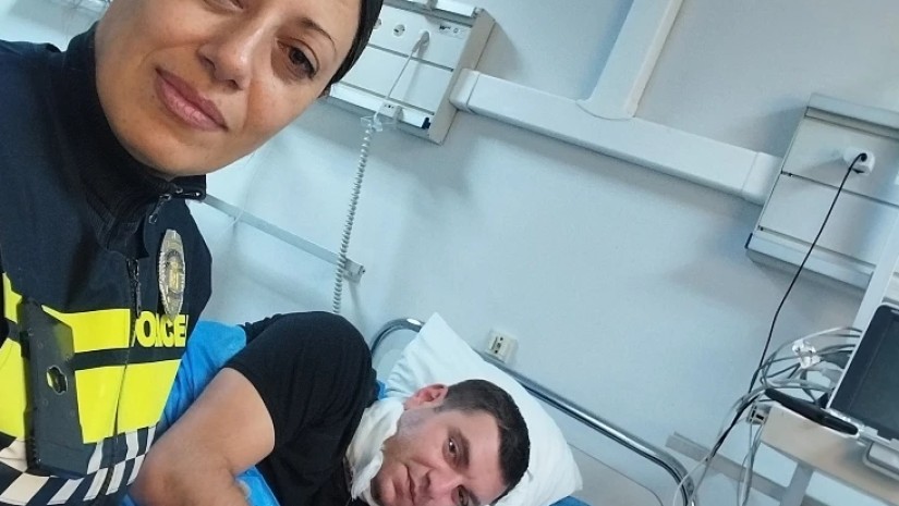 დაჭრილი პოლიციელი