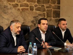 ვარლამ წიკლაური „ახალციხის ციხის“ თანამშრომლებს შეხვდა