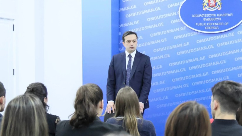 სახალხო დამცველი უმაღლესი საგანმანათლებლო დაწესებულებების სტუდენტებს შეხვდა