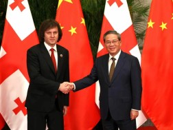 ირაკლი კობახიძე ჩინეთის პრემიერს ლი ციანს შეხვდა