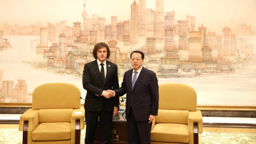 საქართველოს პრემიერ-მინისტრი შანხაის მერს შეხვდა