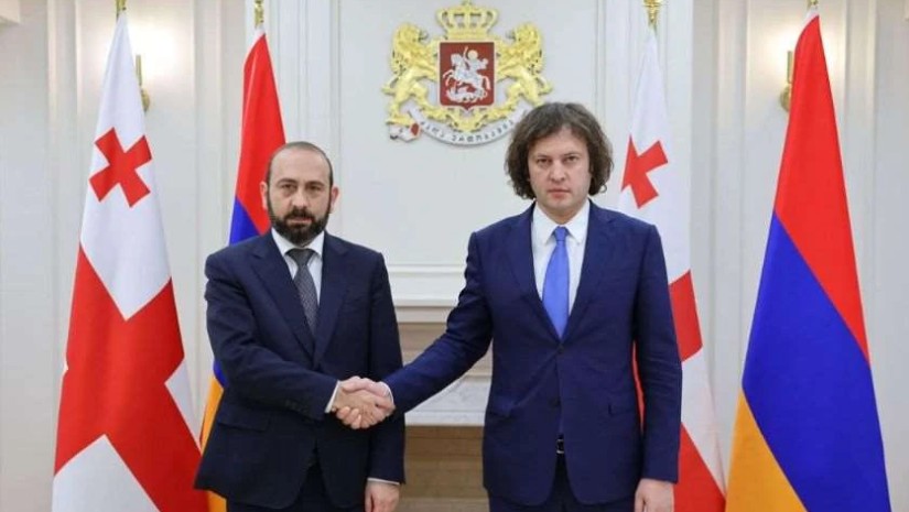 ირაკლი კობახიძე სომხეთის რესპუბლიკის საგარეო საქმეთა მინისტრს, არარატ მირზოიანს შეხვდა