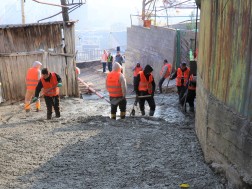  საბურთალოს რაიონის გამგეობა ცხინვალის ქუჩაზე საგზაო სამუშაოებს ახორციელებს