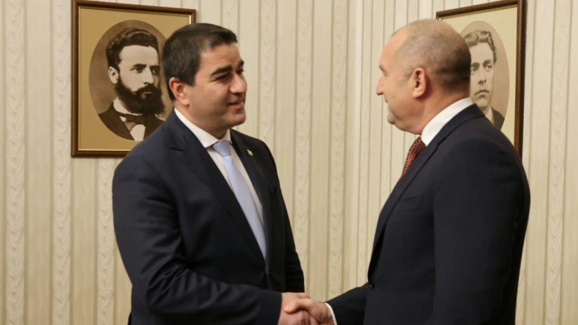 შალვა პაპუაშვილი ბულგარეთის პრეზიდენტს შეხვდა