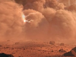 მარსზე ელვა დააფიქსირეს მარსზე ელვა დააფიქსირეს