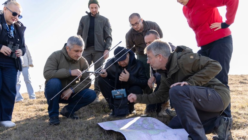 ალგეთის ეროვნული პარკის რეინჯერებს სახეობათა ტელემეტრიული კვლევის მიმართულებით სწავლება ჩაუტარდათ