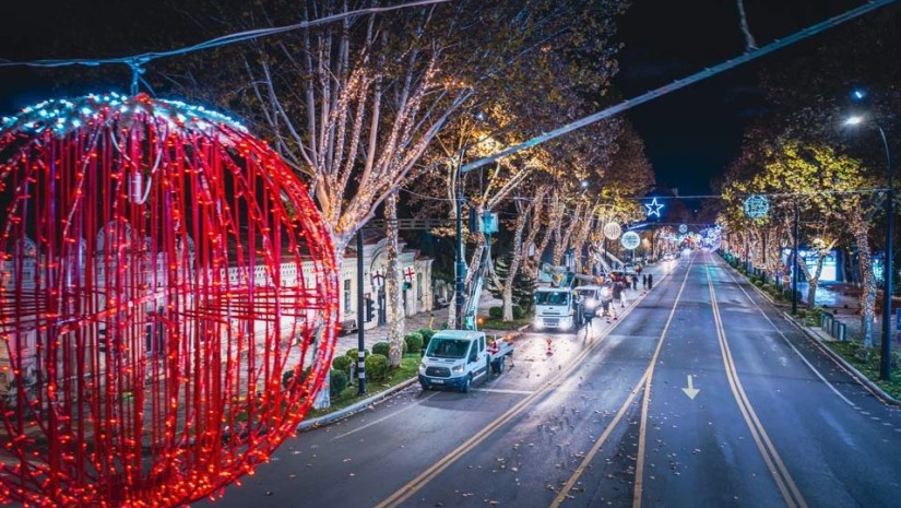 საახალწლო განათებები