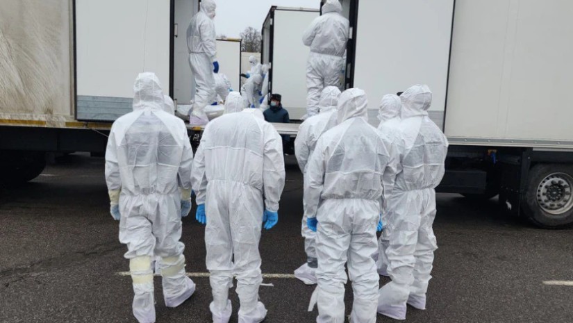 რუსეთმა და უკრაინამ დაღუპული ჯარისკაცების ცხედრები გაცვალეს