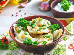 სამარხვო ვარენიკები მჟავე კომბოსტოთი - ძალიან გემრიელია!