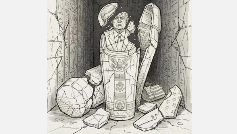 აიათოლა ალი ხამენეი სოციალურ ქსელში დონალდ ტრამპის კარიკატურას აქვეყნებს