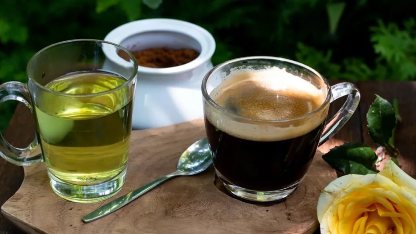 ყავა და მწვანე ჩაი