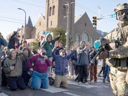 მინეაპოლისში დემონსტრანტების ნაწილი ეკლესიაში შეიჭრ