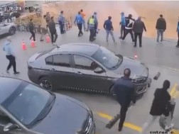 ბენზინგასამართ სადგურზე მეწყერი ჩამოწვა