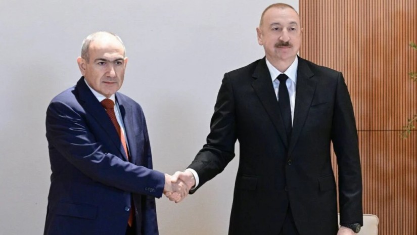 ილჰამ ალიევისა და ნიკოლ ფაშინიანის შეხვედრა 