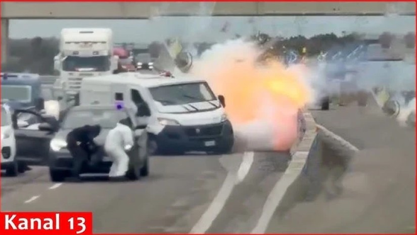 შეიარაღებული პირები ინკასაციის მანქანას თავს დაესხნენ