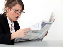 ქალი და გაზეთი