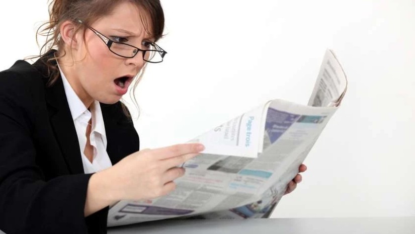 ქალი და გაზეთი