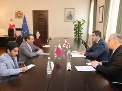 შალვა პაპუაშვილი საქართველოში კატარის სახელმწიფოს ახლად დანიშნულ ელჩს შეხვდა