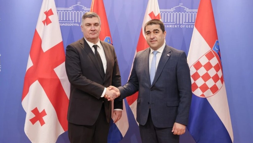 შალვა პაპუაშვილი ხორვატიის რესპუბლიკის პრეზიდენტს შეხვდა