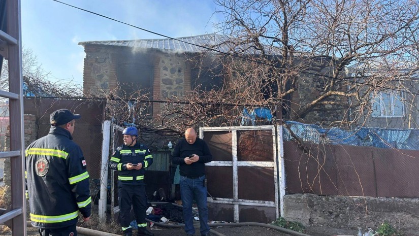 ხანძარი თელავში