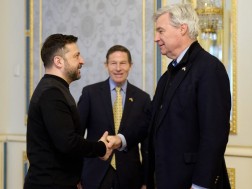 ზელენსკი ამერიკელ სენატორებს შეხვდა 