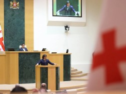 კობახიძე პარლამენტში