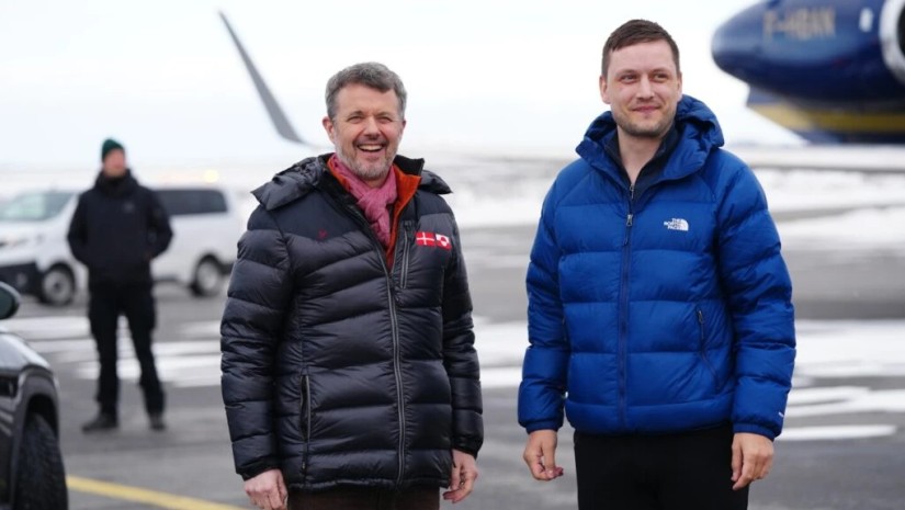 დანიის მეფე ფრედერიკი გრენლანდიაში ჩავიდა