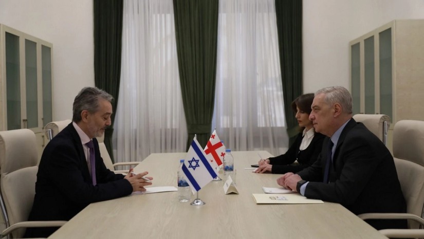 გიორგი ვოლსკი ისრაელის ელჩს შეხვდა